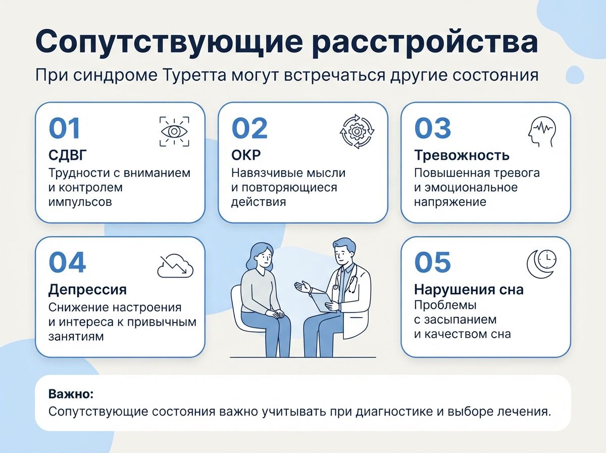 Лечение синдрома Туретта в Кашине инфографика