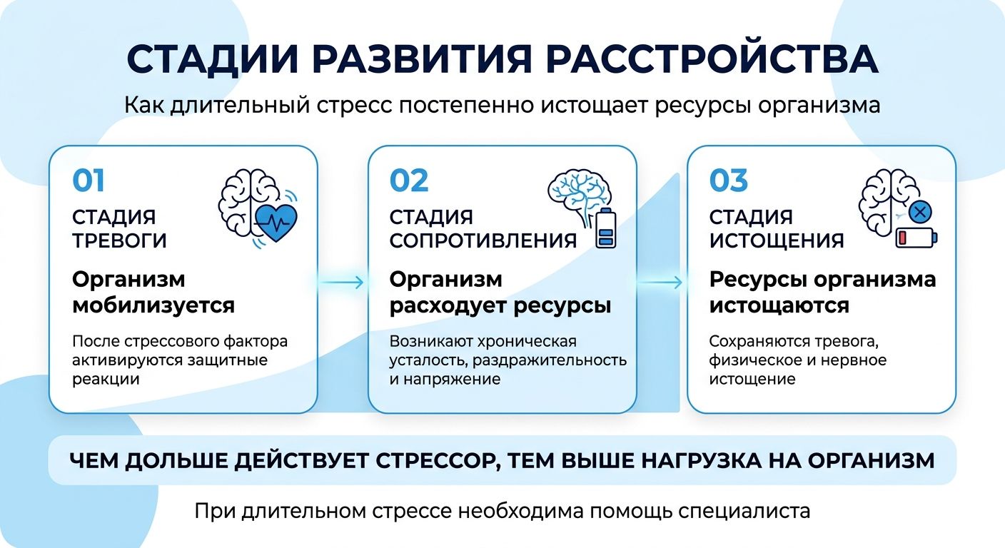 Лечение стресса в Кашине инфографика